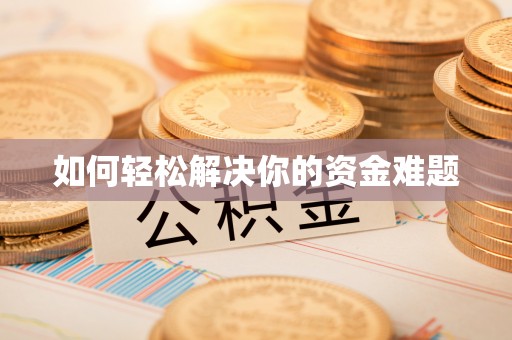 大洼如何轻松解决你的资金难题