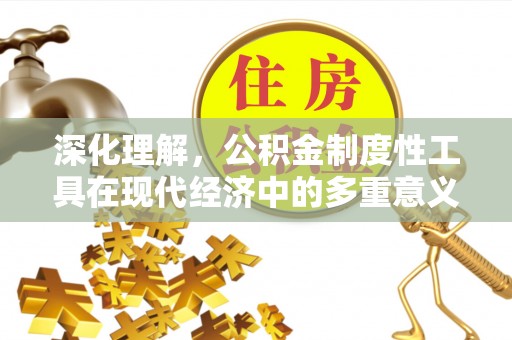 大洼深化理解，公积金制度性工具在现代经济中的多重意义